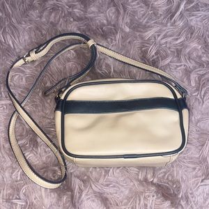 target black and tan purse